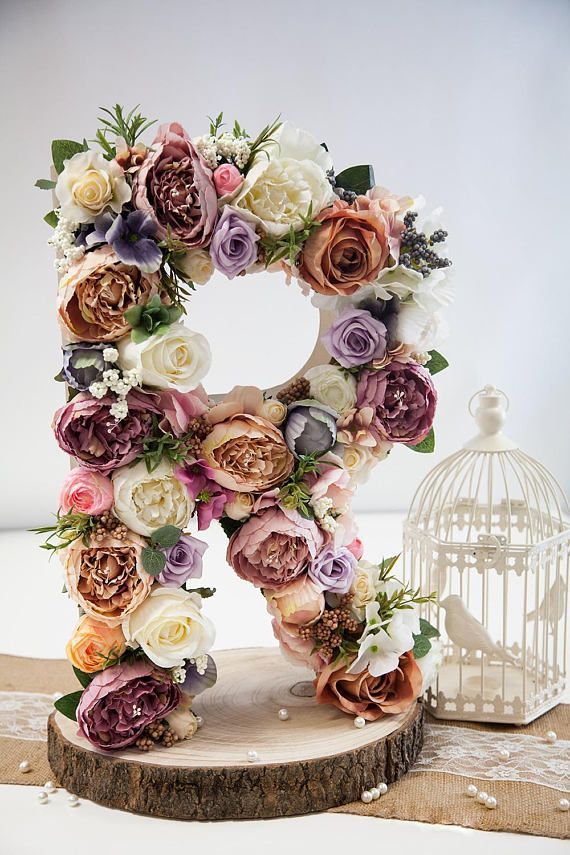 Alphabet Flowers